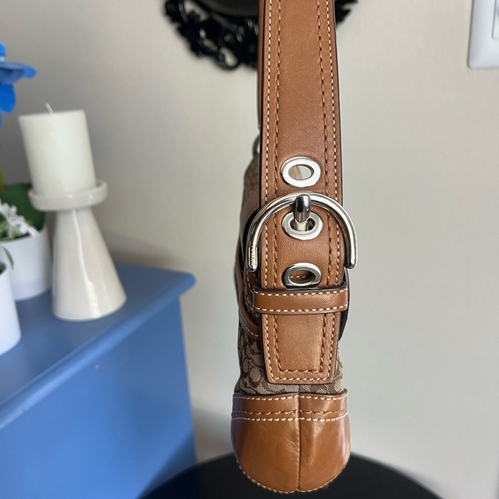 Coach Small Tan Canvas Soho A0878-F10925 - Picture 8 of 9